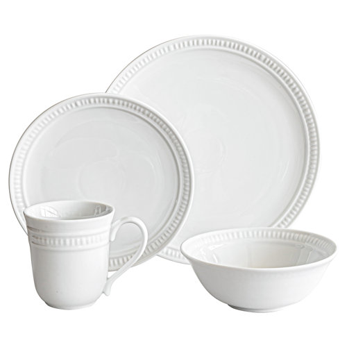 Wayfair | 8 Person White Dinnerware Sets You'll Love in 2024